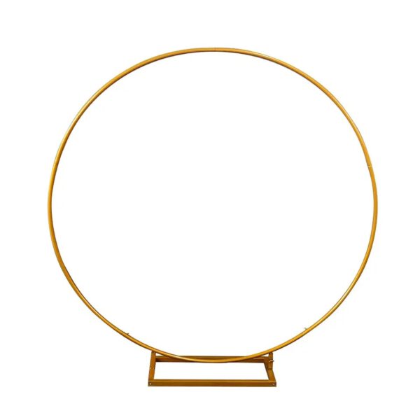 Backdrop rond goud